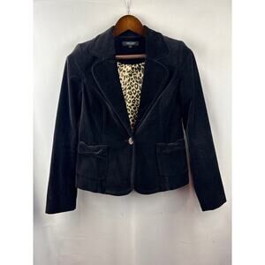 Women’s Karen Kane Size 4 Black Velvet Blazer
